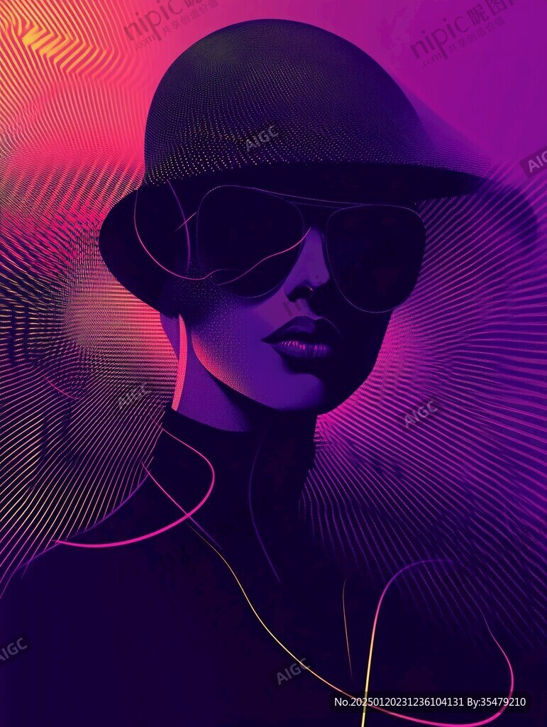 酷炫潮流紫色