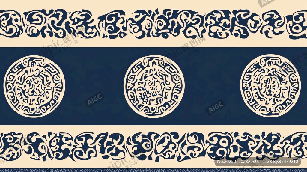 蒙古花紋設(shè)計(jì)