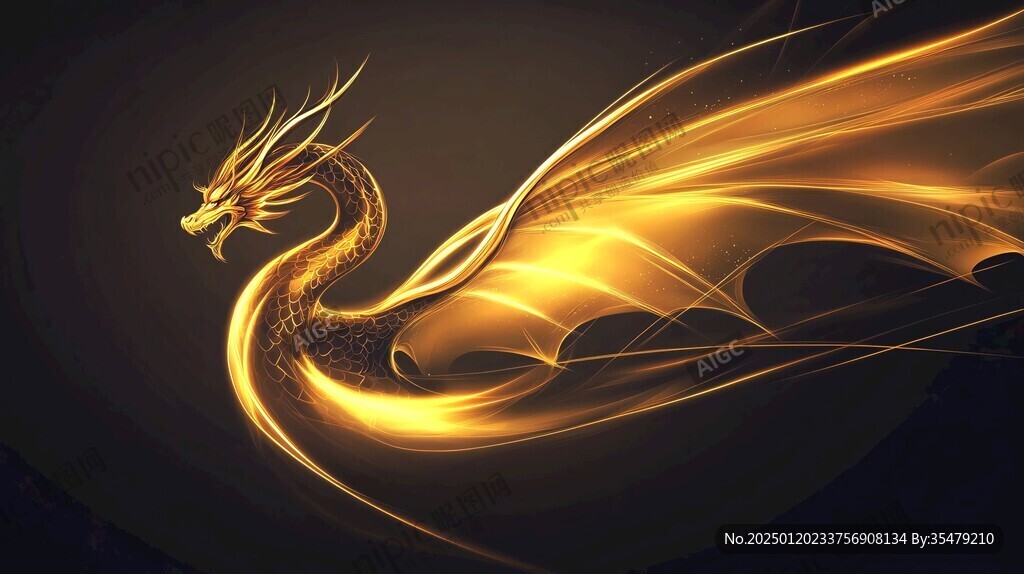 金色龍紋金龍蒼龍青龍