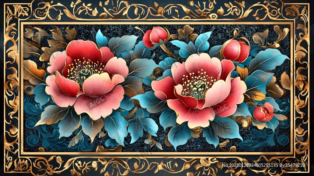 豪華至尊大氣富貴圖案