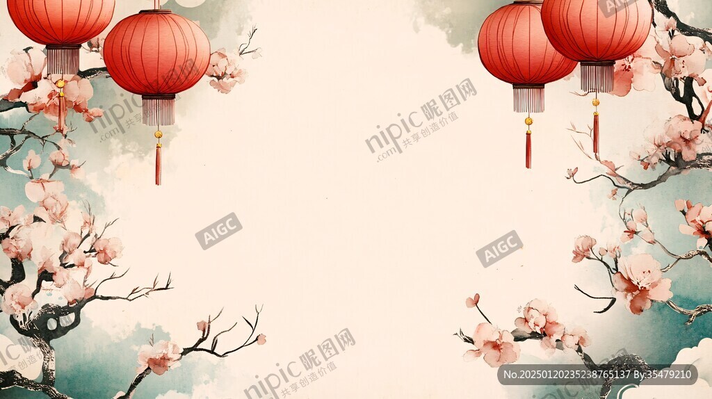 春節(jié)放假通知背景