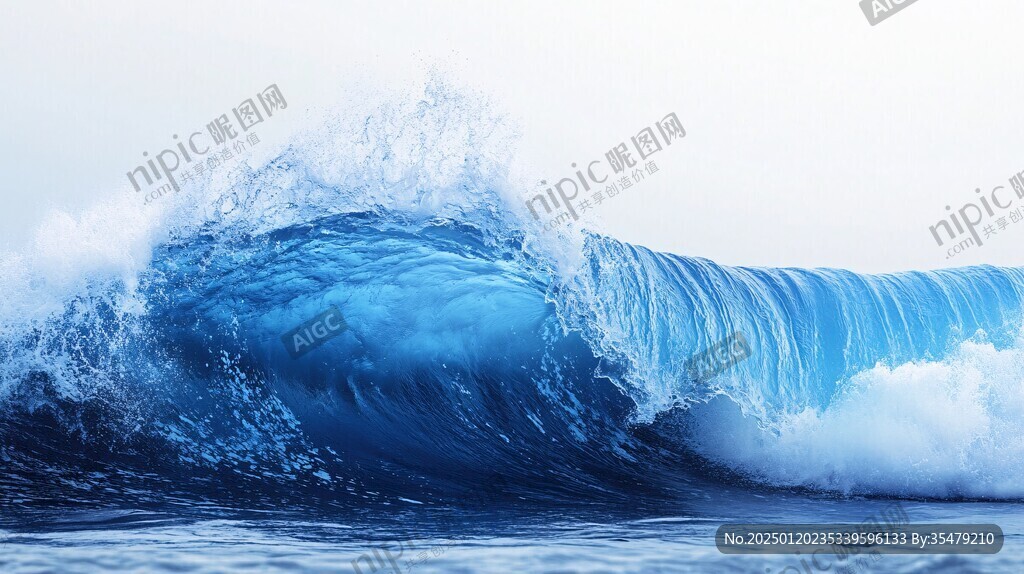 浪花高清背景