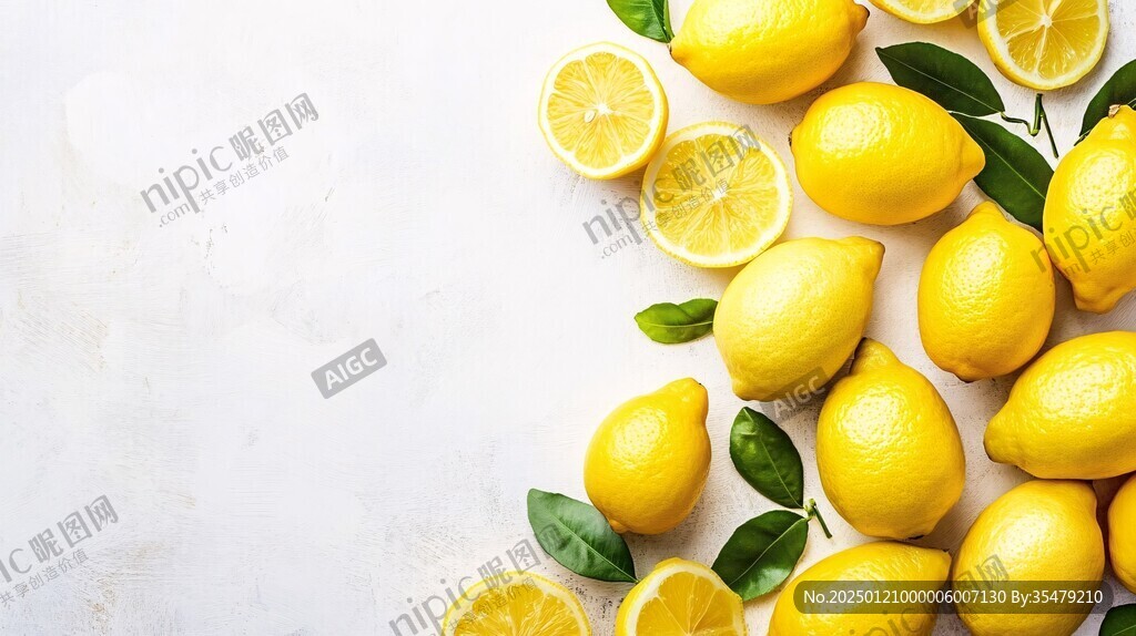 檸檬背景圖