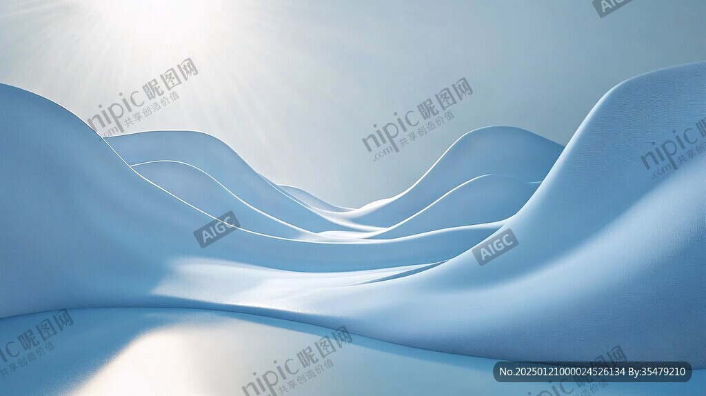 純凈唯美彎曲