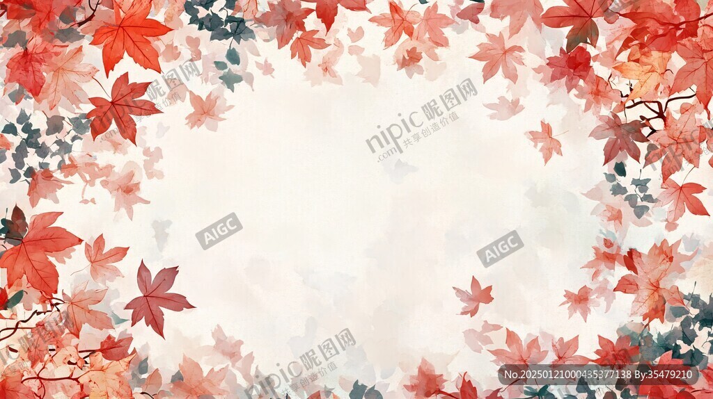 紅葉背景圖