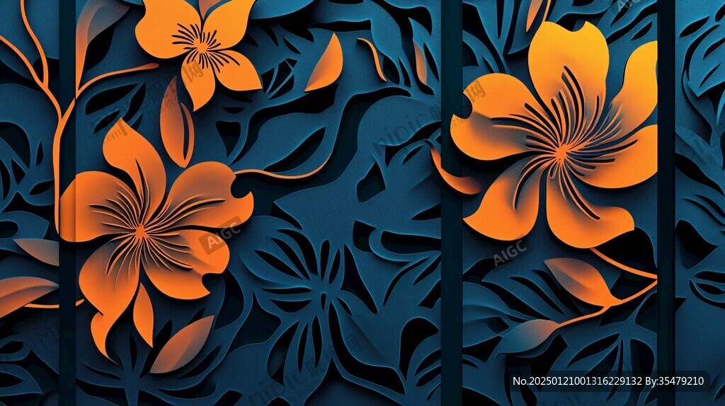 3d立體金屬花紋