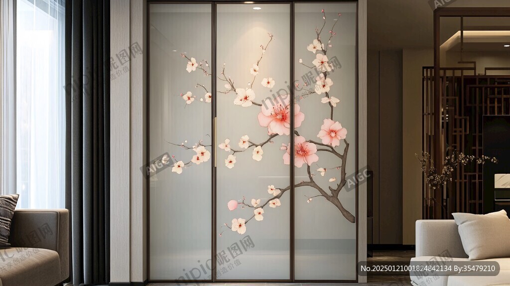 新中式桃花