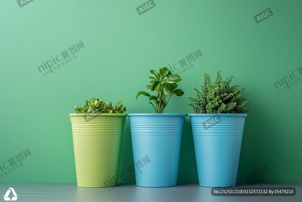桌面綠色盆栽