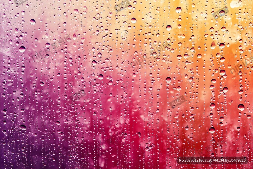 玻璃雨滴壁紙