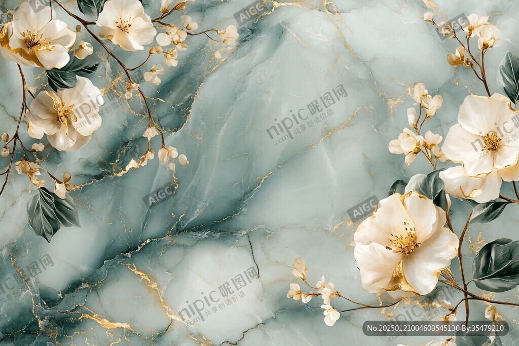 花朵軟膜背景