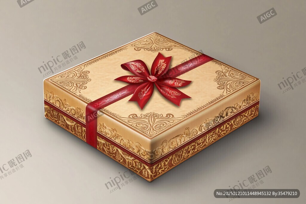 高端禮盒插畫