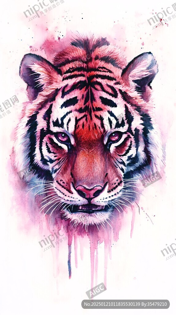虎系列插畫