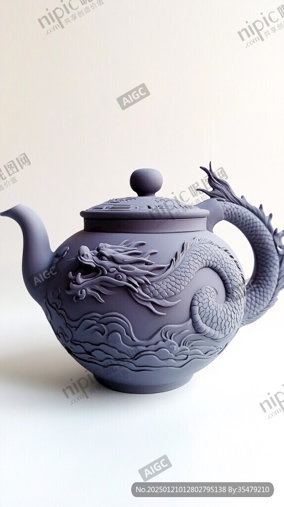 龍紋茶壺