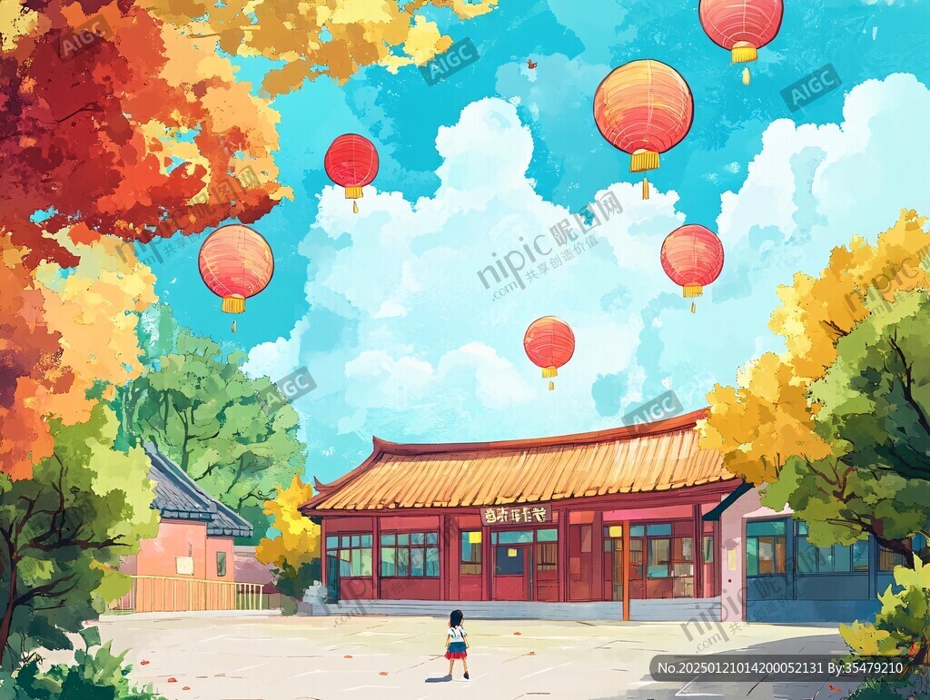 東南大學(xué)活動(dòng)旅游插畫