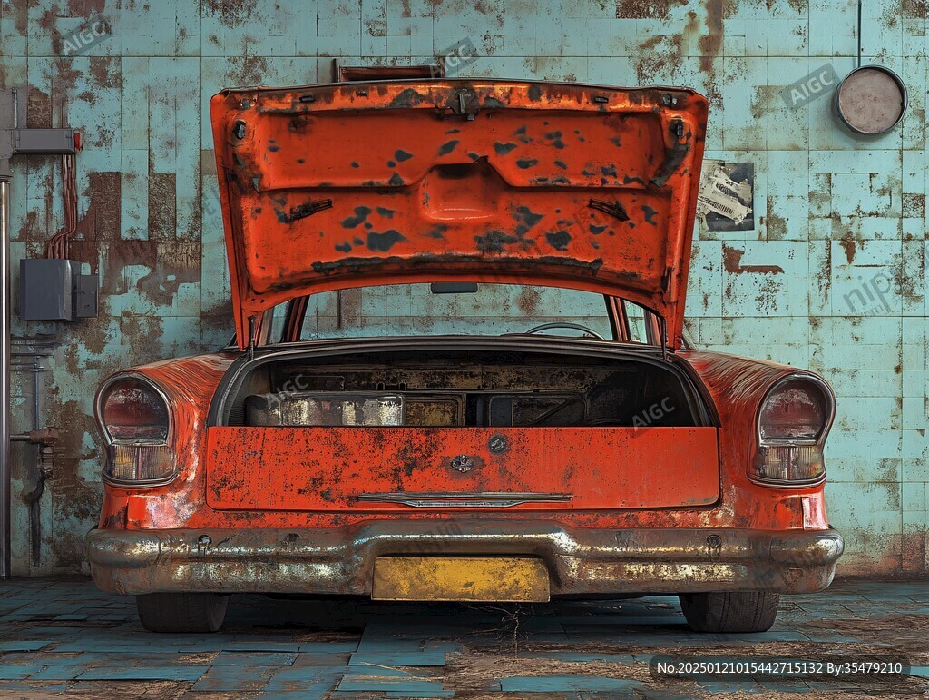 生銹的汽車