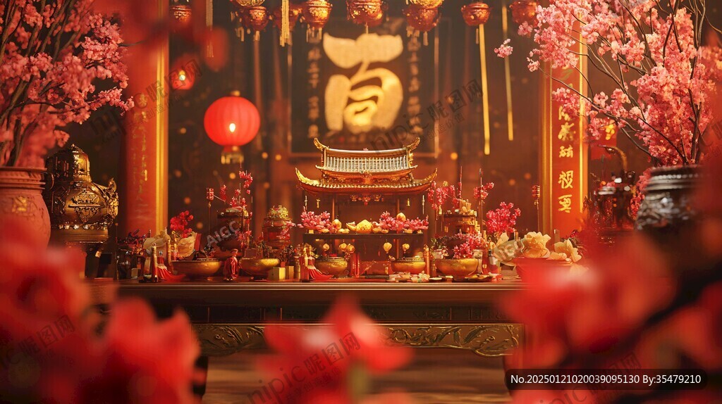 喜堂場景