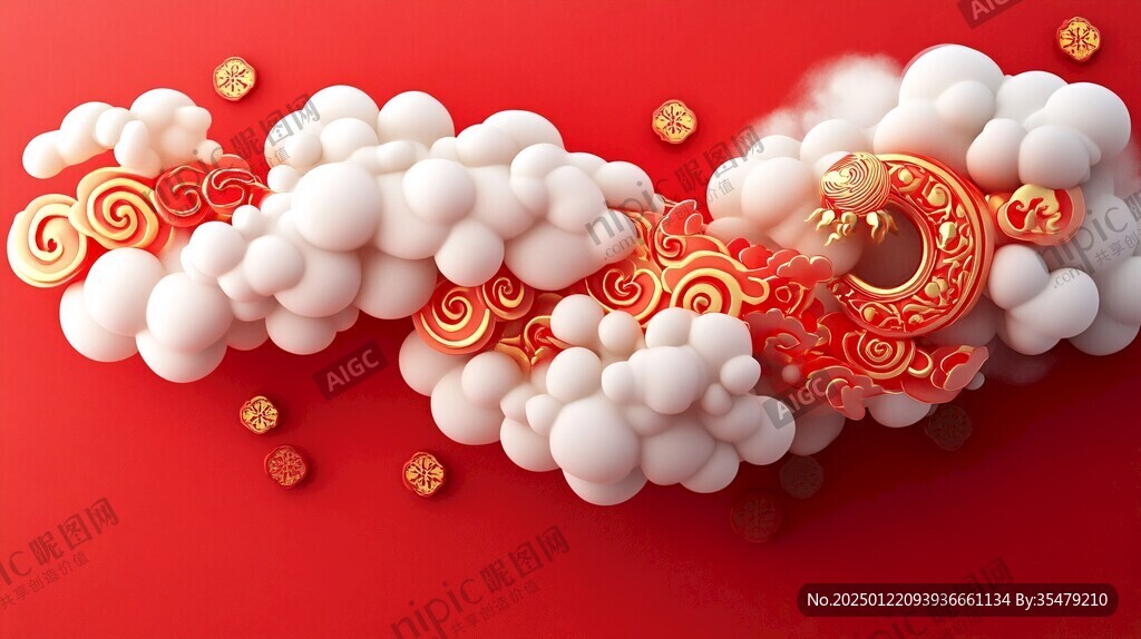 春節3d設計