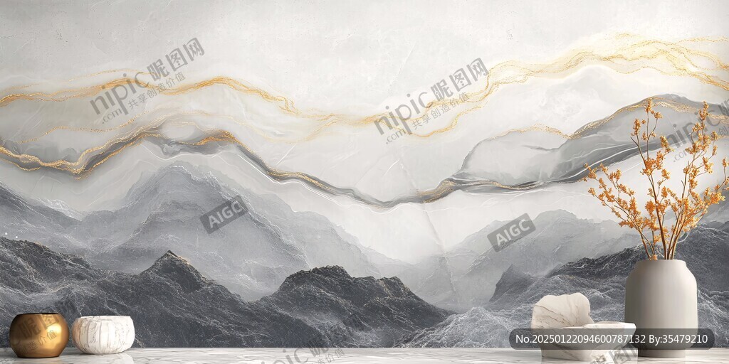金線山脈客廳背景