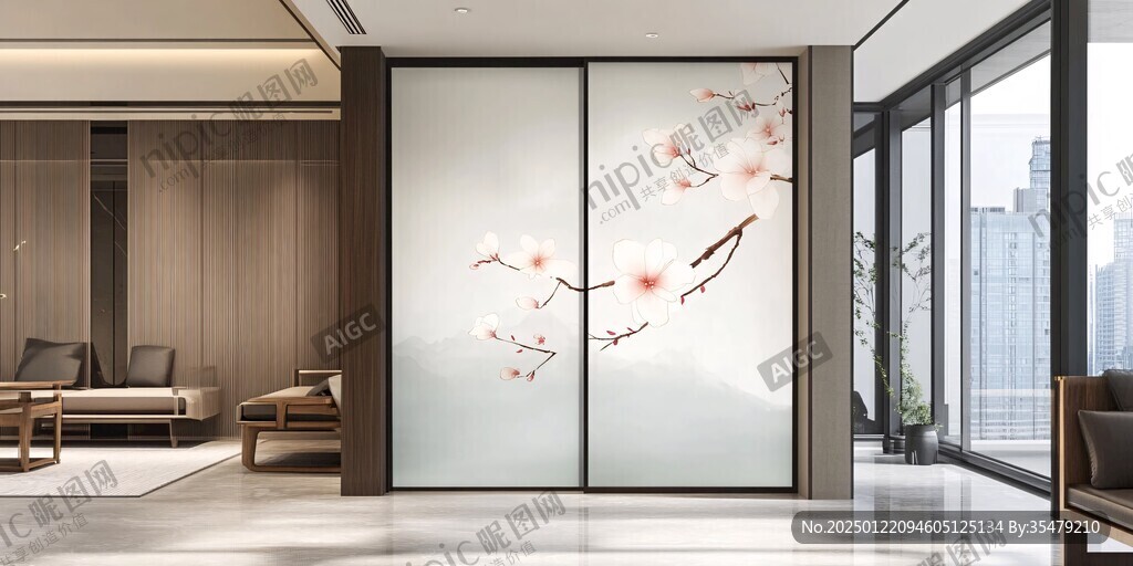 藝術(shù)玻璃屏風