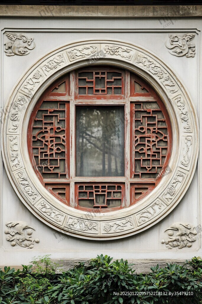 清暉園窗戶