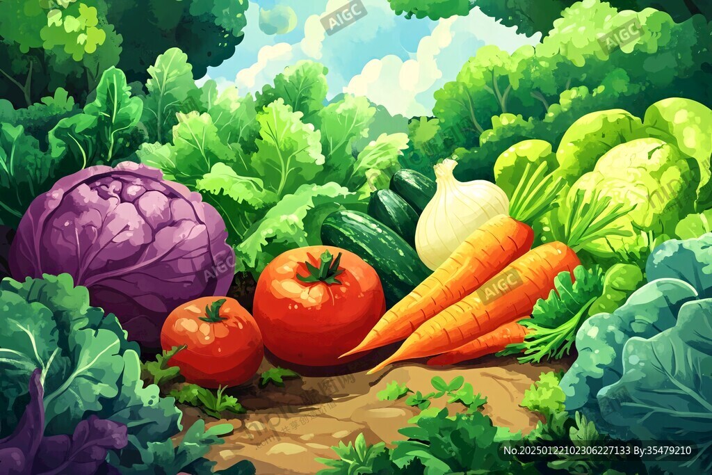 蔬菜插畫