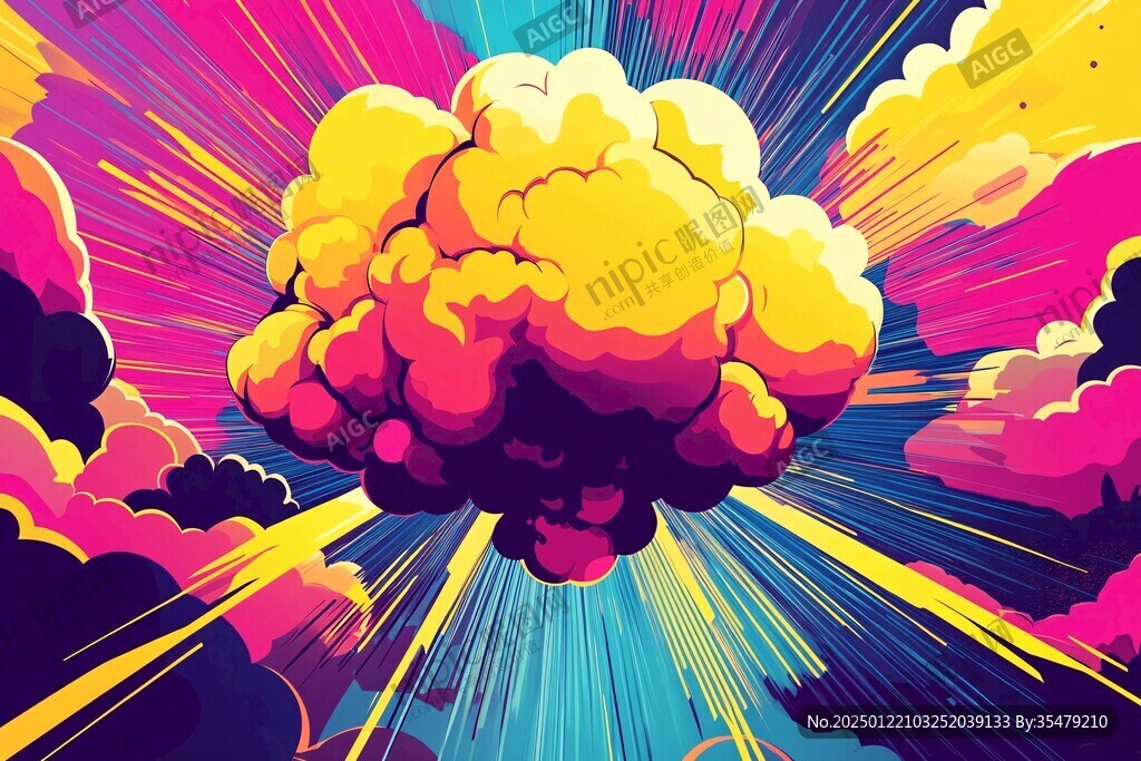 爆炸效果動感背景