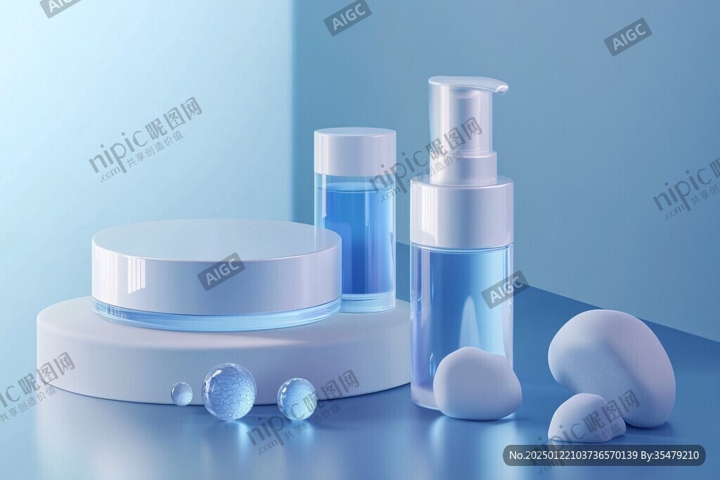 護膚品渲染