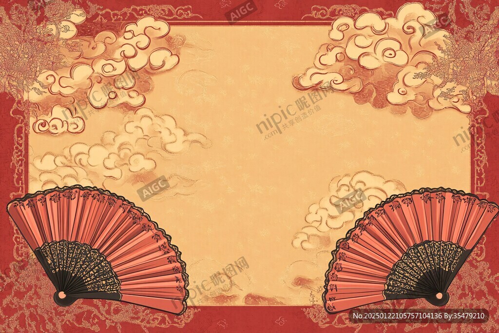 中式節(jié)日背景