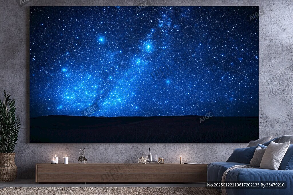 星星背景墻
