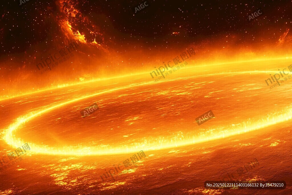 橙色的星球
