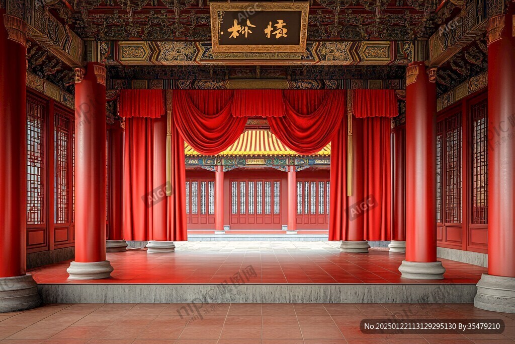 古代朝堂場景