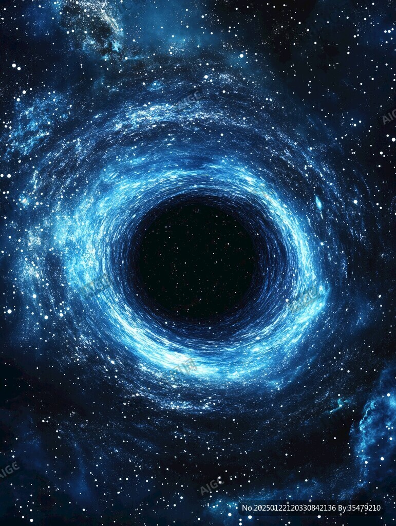 宇宙黑洞背景海報