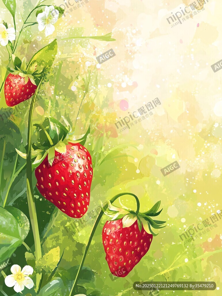 插畫草莓