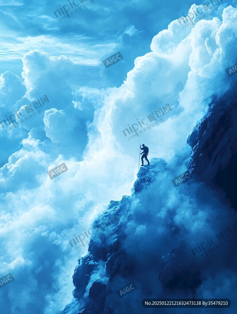 3d云海懸浮小島