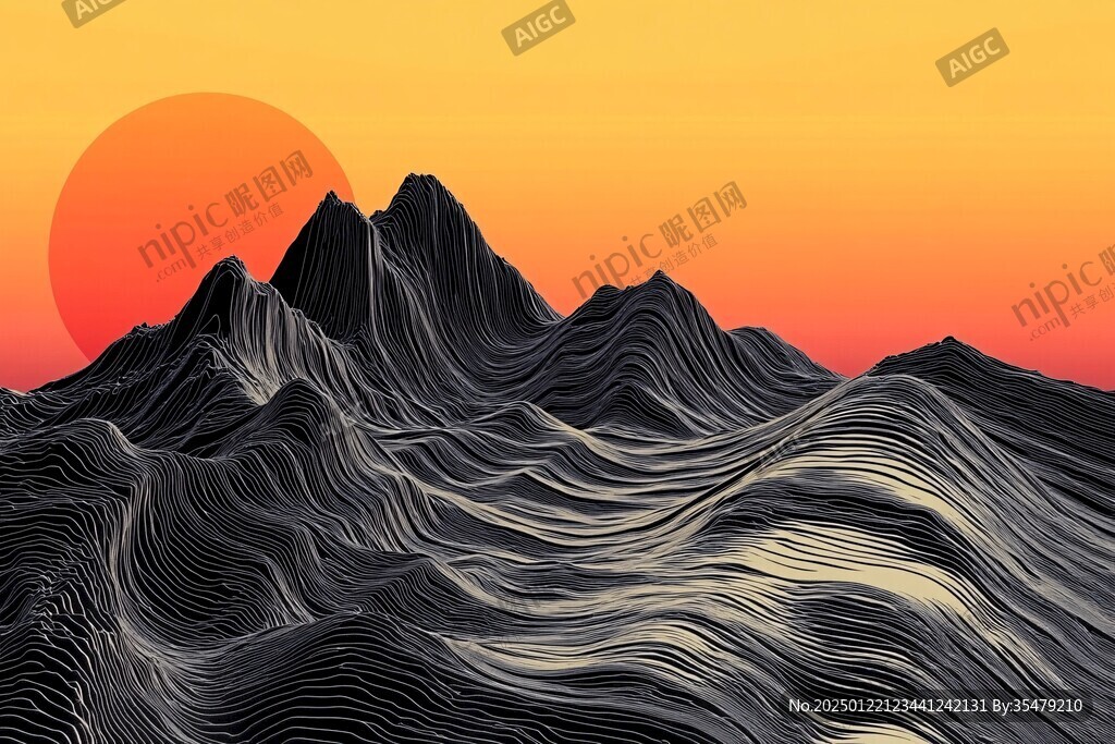 新中式山
