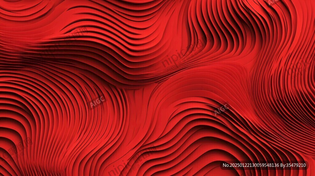 立體感紅色背景