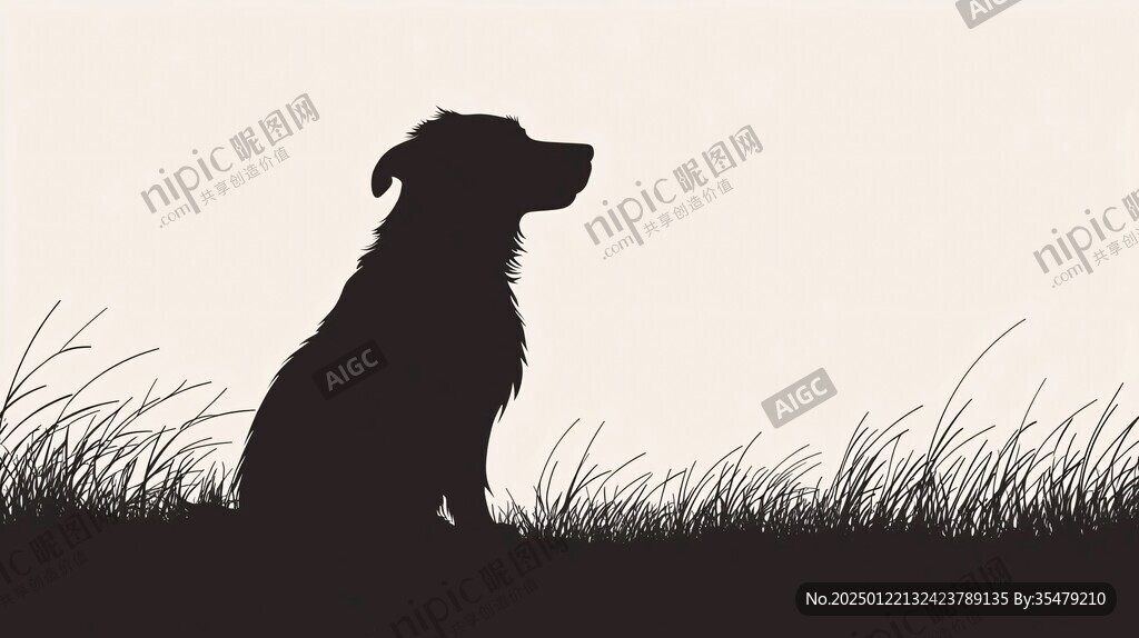 狗狗的輪廓