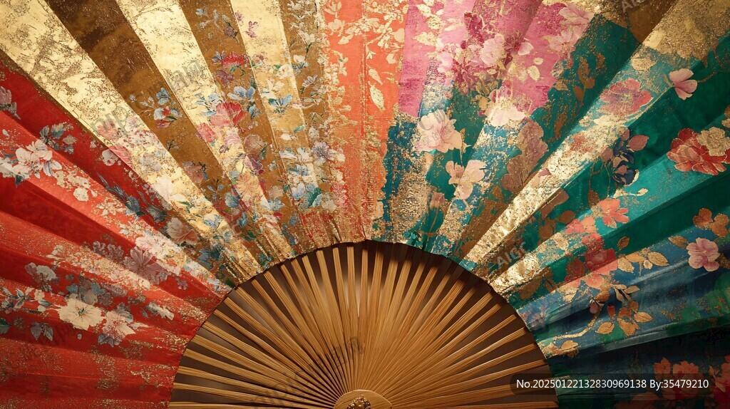 日本扇素材