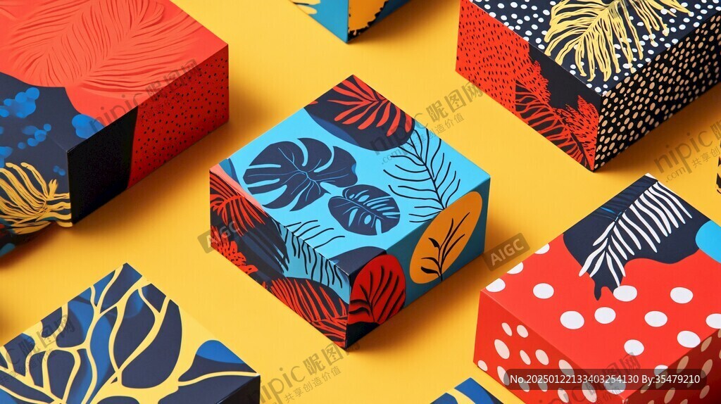 禮盒插畫設(shè)計