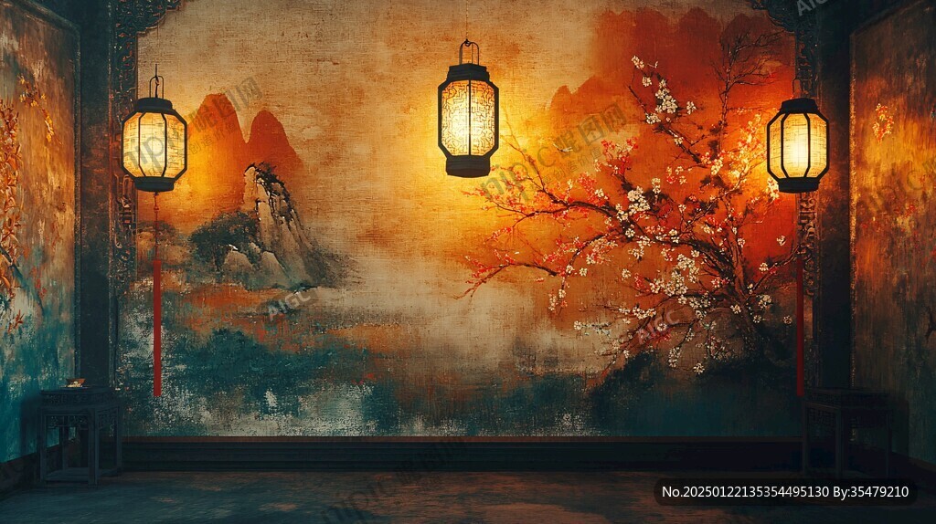 古風背景墻