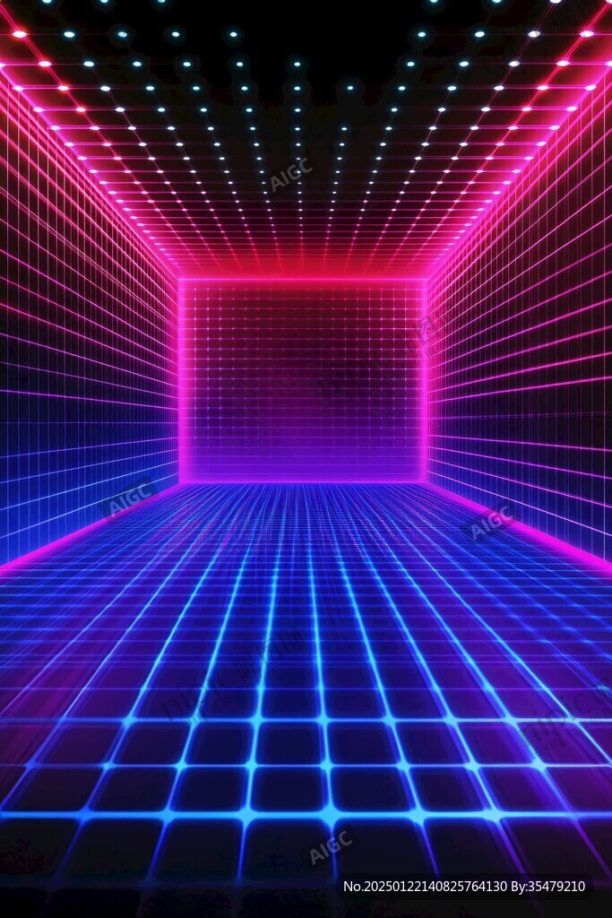 霓虹燈場景造型