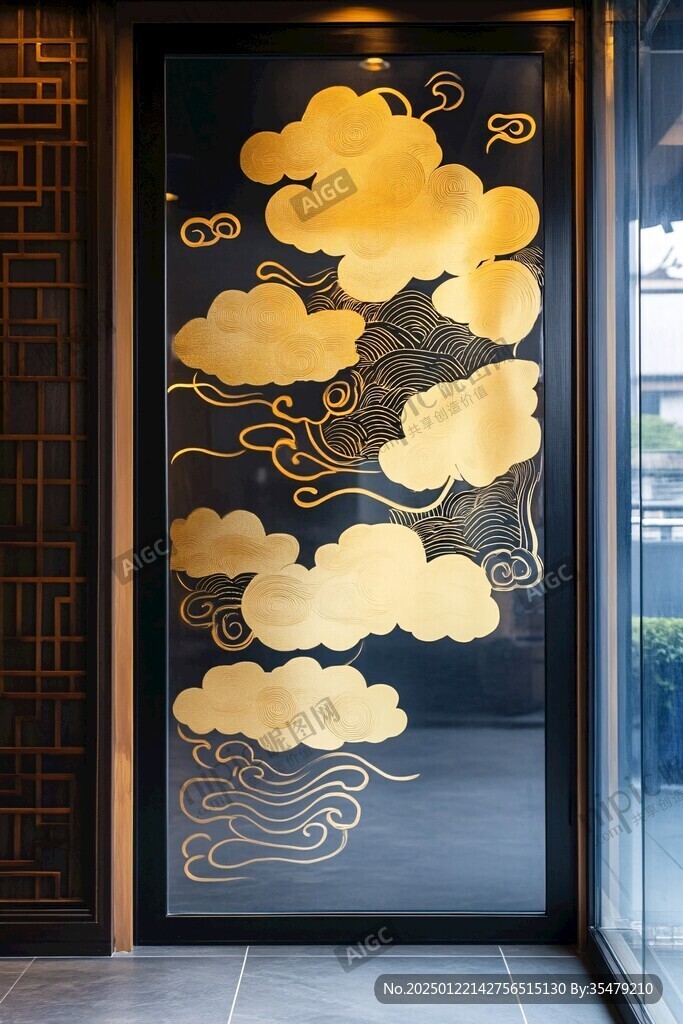 高端酒店云紋