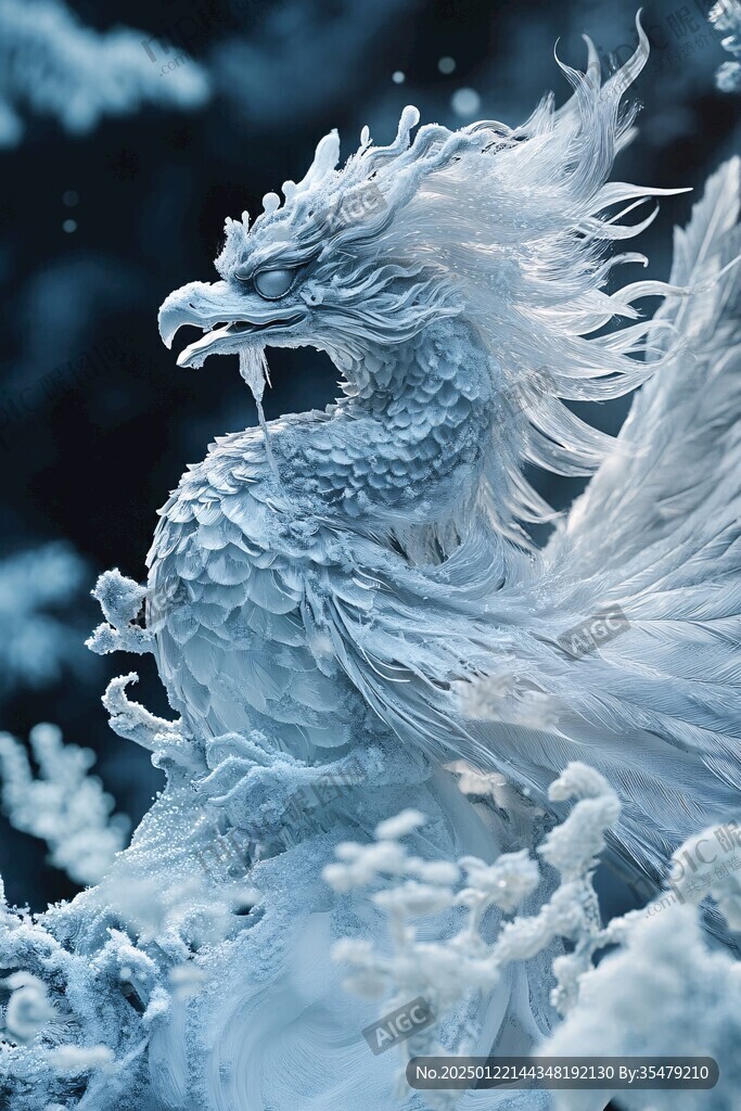 立體質(zhì)感鳳凰