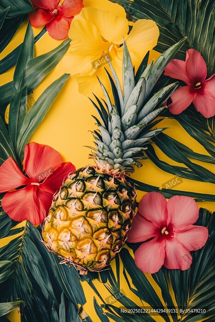 夏季熱帶水果菠蘿