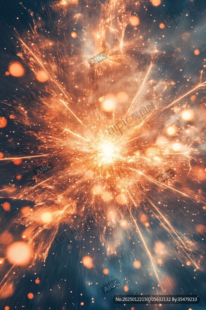 科技閃光爆炸光線背景
