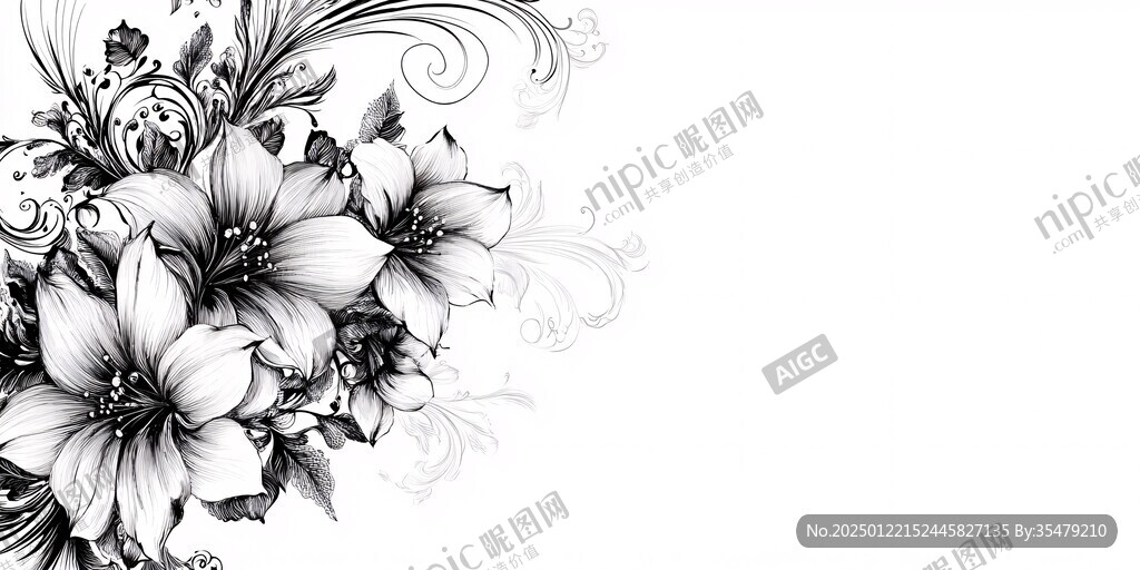 手繪創(chuàng)意百花壁紙