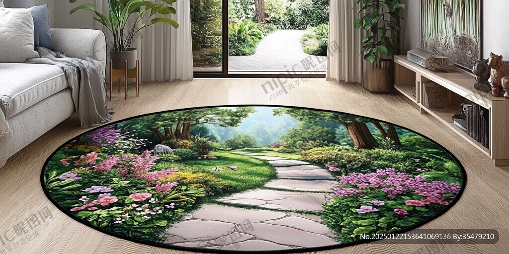 3d風景畫地貼畫