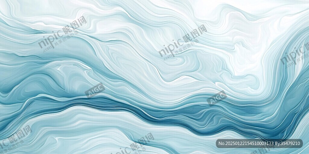 淺藍色流動感背景素材