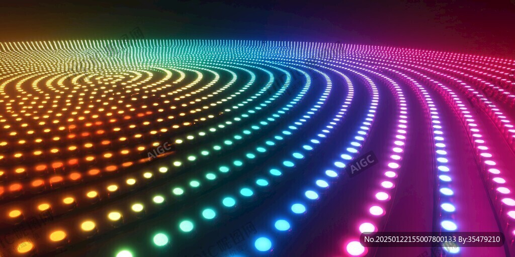 led彩虹通道