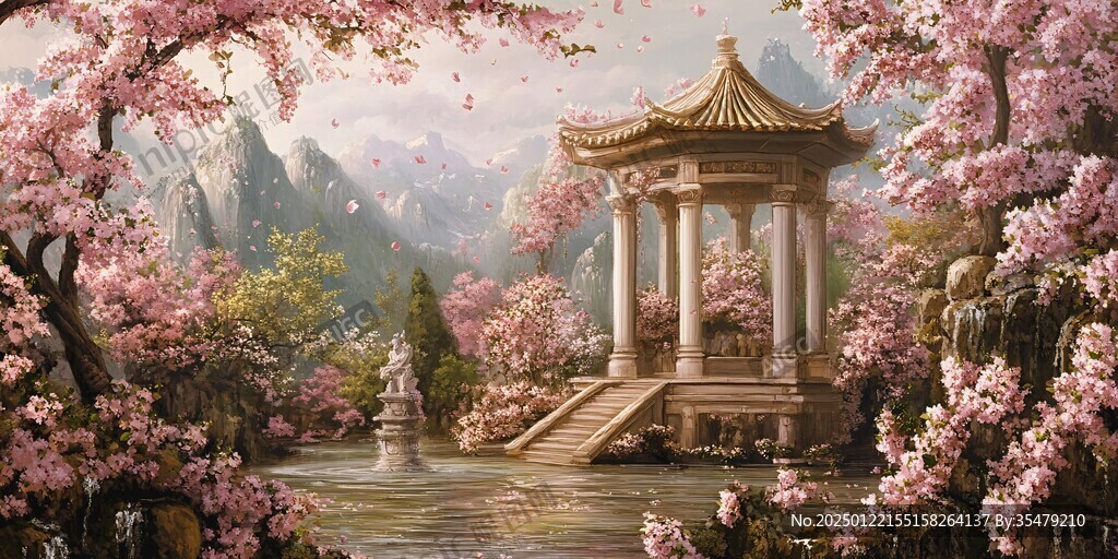 古風(fēng)場景春暖花開